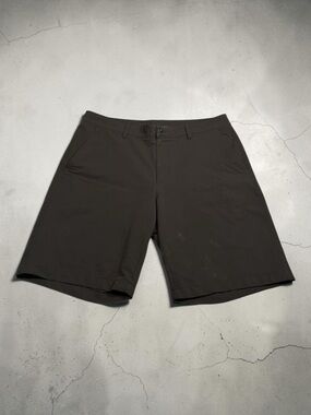 Under Armour Men's Tech Golf Shorts Black Size 40 Inseam 10 Moisture Wicking EUC